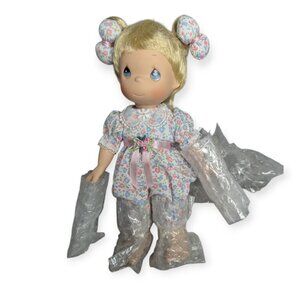 2001 Ashton Drake Precious Moments Foot Prints in the Sand Ceramic Doll NWT 8"